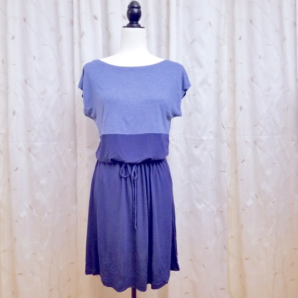 GAP Colour Block Dress, Blue, S